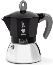 Moka Induction kotyogós kávéfőző 4 adag, fekete (6934)